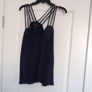 Rock And Republic - Navy Blue Top Delicate Straps Size L